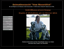 Tablet Screenshot of dalmatiner-in-nienburg.de